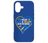 Custodia per iPhone 17 I Wear Blue And Yellow For My Step Brother - Down Syndrome