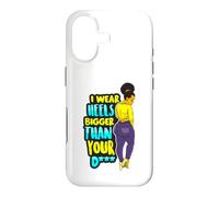 Custodia per iPhone 17 I Wear Heels Bigger Than You D Funny Black Queen Melanina Fun
