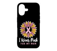 Custodia per iPhone 17 I Wear Pink For My Mom Breast Cancer Awareness