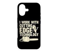 Custodia per iPhone 17 I Work With Cutting Edge Technology