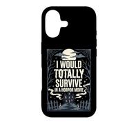 Custodia per iPhone 17 I Would Totally Survive In A Horror Movie