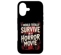 Custodia per iPhone 17 I Would Totally Survive In A Horror Movie