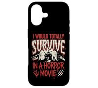 Custodia per iPhone 17 I Would Totally Survive In A Horror Movie