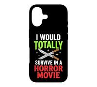 Custodia per iPhone 17 I Would Totally Survive In A Horror Movie