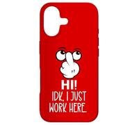 Custodia per iPhone 17 IDK I Just Work Here Coworkers I Don't Know I Just Work Here