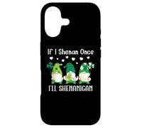 Custodia per iPhone 17 If I Shenan Once Ill Shenanigan Funny Gnomes St Patricks