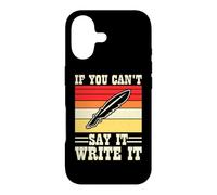 Custodia per iPhone 17 If You Can't Say It Write It