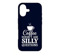 Custodia per iPhone 17 Il caffè non fa domande stupide Umorismo sulla caffeina