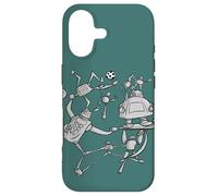 Custodia per iPhone 17 Il caos sportivo e casual dei robot