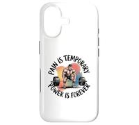 Custodia per iPhone 17 Il dolore è il potere temporaneo è sempre motivazionale