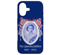 Custodia per iPhone 17 Il Giubileo della Regina 1952 2022 Opera d'arte d'epoca Elisabetta II
