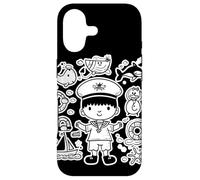 Custodia per iPhone 17 Il look del fumetto Little Sailor per bambini e bambine