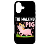 Custodia per iPhone 17 Il maiale che cammin