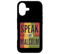 Custodia per iPhone 17 Il mese della storia nera parla come Malcolm Juneteenth