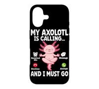 Custodia per iPhone 17 Il mio Axolotl sta chiamando e devo andare a ricordarmi il rifiuto del messaggio