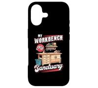 Custodia per iPhone 17 Il mio banco da lavoro My Sanctuary Woodworking Art