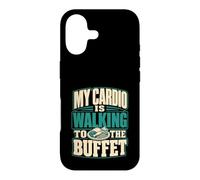 Custodia per iPhone 17 Il mio cardio sta camminando verso la crociera a buffet