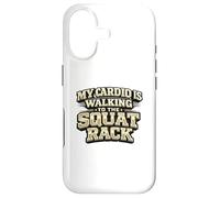 Custodia per iPhone 17 Il mio cardio sta camminando verso lo squat rack, divertente