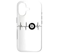 Custodia per iPhone 17 Il mio cuore batte per gli sport della stecca - Biliardo