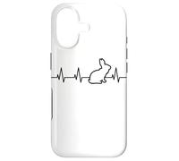 Custodia per iPhone 17 Il mio cuore batte per i coniglietti Buona Pasqua