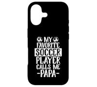 Custodia per iPhone 17 Il mio giocatore di calcio preferito mi chiama papà nonno regalo di calcio