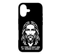 Custodia per iPhone 17 Il mio giogo è facile e il mio fardello è leggero Gesù Cristo credente