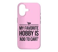 Custodia per iPhone 17 Il mio hobby preferito è "Aggiungi al carrello" Divertente Shopper online