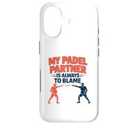 Custodia per iPhone 17 "Il mio partner di paddle è sempre da incolpare" - Citazione divertente