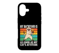 Custodia per iPhone 17 Il mio rovescio è buono come l'atteggiamento dei miei gatti