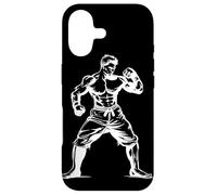 Custodia per iPhone 17 Il ragazzo della kickboxing disegna la muay thai per ragazzi