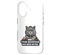 Custodia per iPhone 17 Il tuo comportamento è stato notato - Sarcastico gatto britannico