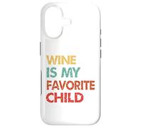 Custodia per iPhone 17 Il vino è il mio umorismo genitoriale figlio preferito