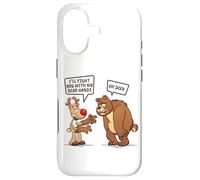 Custodia per iPhone 17 I'll Fight You With My Bear Hands Pun