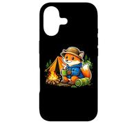 Custodia per iPhone 17 Illustrazione di campeggio Fox Campfire
