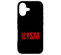 Custodia per iPhone 17 ILYSM Retro 80s Text Slang Significativo Design Minimale