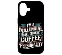 Custodia per iPhone 17 I'm A Millennial Coffee Is My Personality -