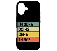 Custodia per iPhone 17 I'm Gena Doing Gena Things Divertente Citazione Personalizzata