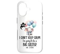 Custodia per iPhone 17 Im Going to Be a Big Sister 2026 Promoted to Sister Est 2026