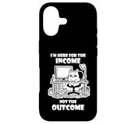 Custodia per iPhone 17 I'm Here for the Income Not the Outcome Cat Worker Gear