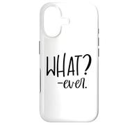 Custodia per iPhone 17 Im Just Saying Whatever Sign that Says What Ever Sarcastic