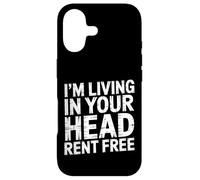 Custodia per iPhone 17 I'm Living In Your Head Rent Free -