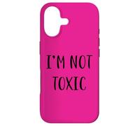 Custodia per iPhone 17 I'm Not Toxic Divertente Idea Bianca Lie Party