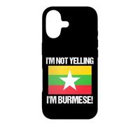 Custodia per iPhone 17 I'm Not Yelling Birmano Bandiera del paese Birmania