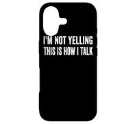 Custodia per iPhone 17 I'm Not Yelling This Is How I Talk Speaking Louder
