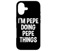 Custodia per iPhone 17 I'm Pepe Doing Pepe Things Divertente Detto