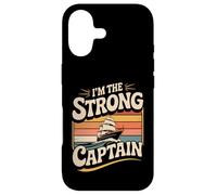 Custodia per iPhone 17 I'm The Strong Captain Capo della nave in barca -