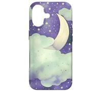 Custodia per iPhone 17 In My Fantasy Era Witchy Green Sage Purple Moon Phases Stars