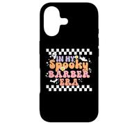 Custodia per iPhone 17 In My Spooky Barber Era Retro Groovy Funny Halloween Costume