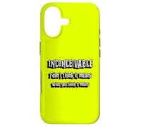 Custodia per iPhone 17 Inconcepibile | Non credo che significhi ciò che pensi significhi