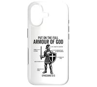 Custodia per iPhone 17 indossare tutta l'armatura di dio cristiano Fede bibbia Credente